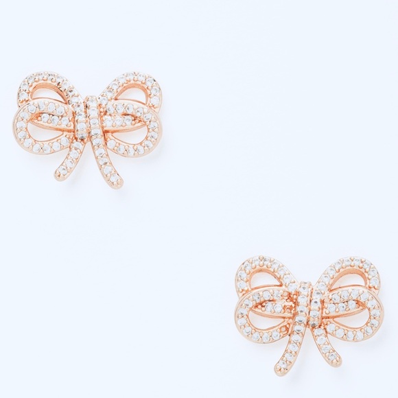 kate spade Jewelry - Kate Spade bow earrings!